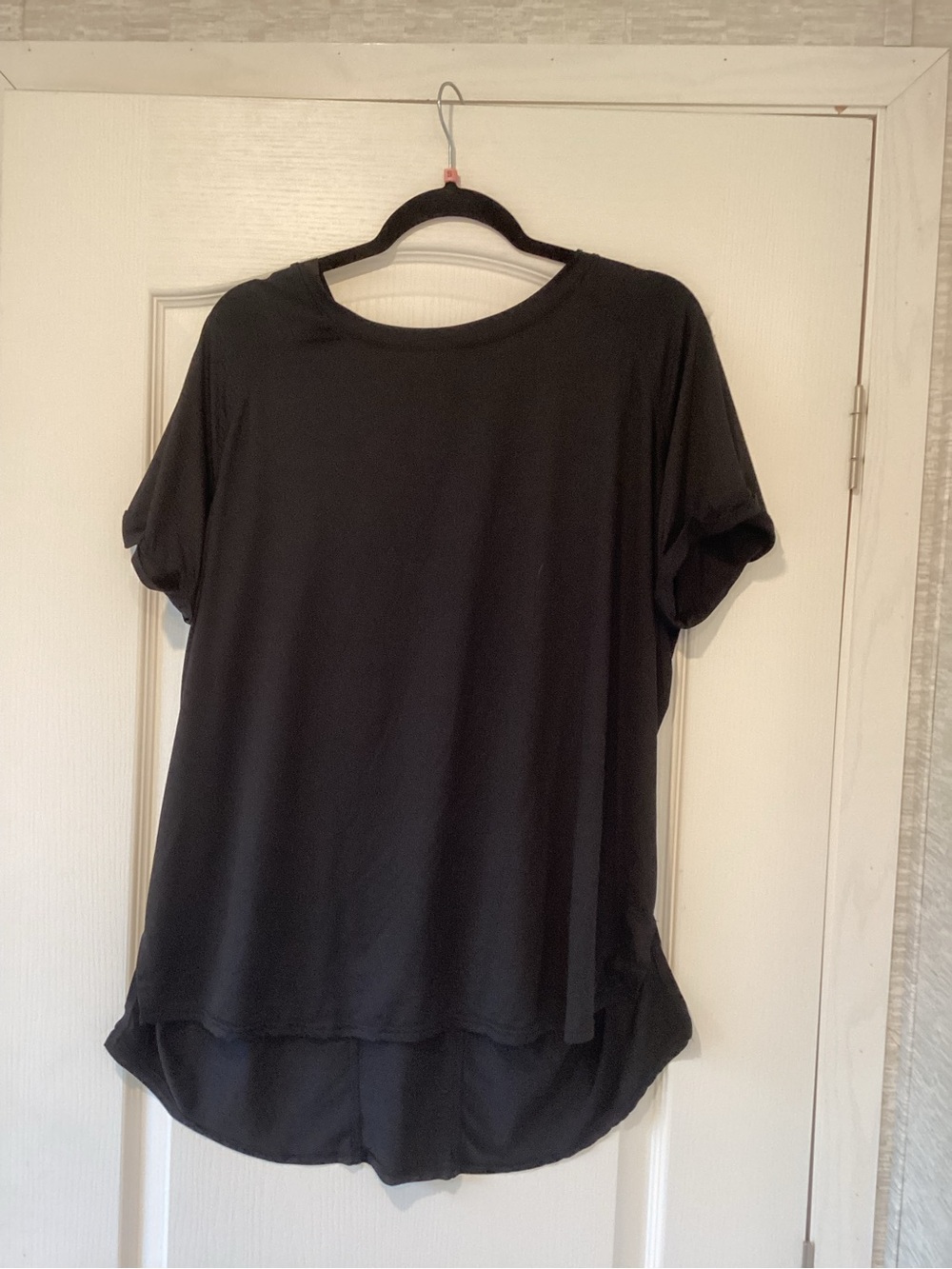 Avia Black Short Sleeve High-Low Tee 2XL EUC